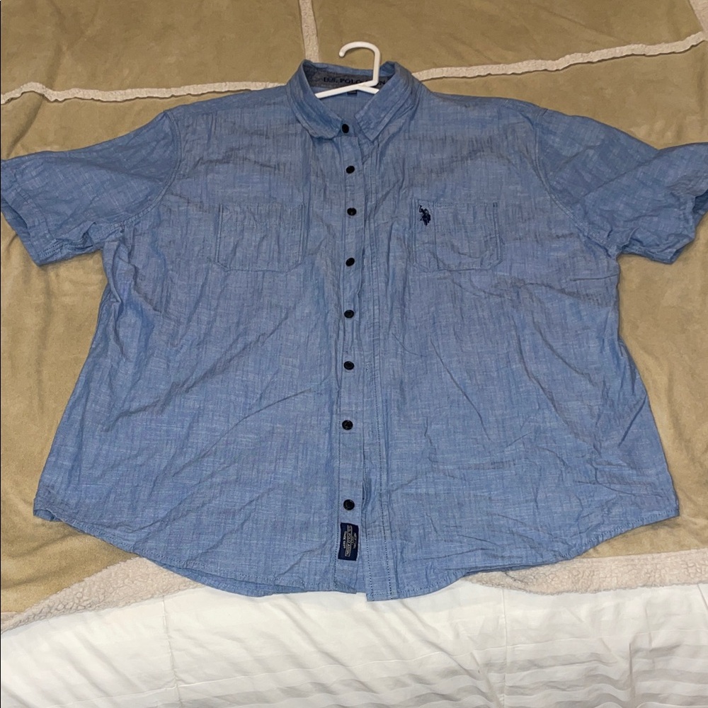U.S. Polo Assn. Light Blue Casual Button Down Shirt